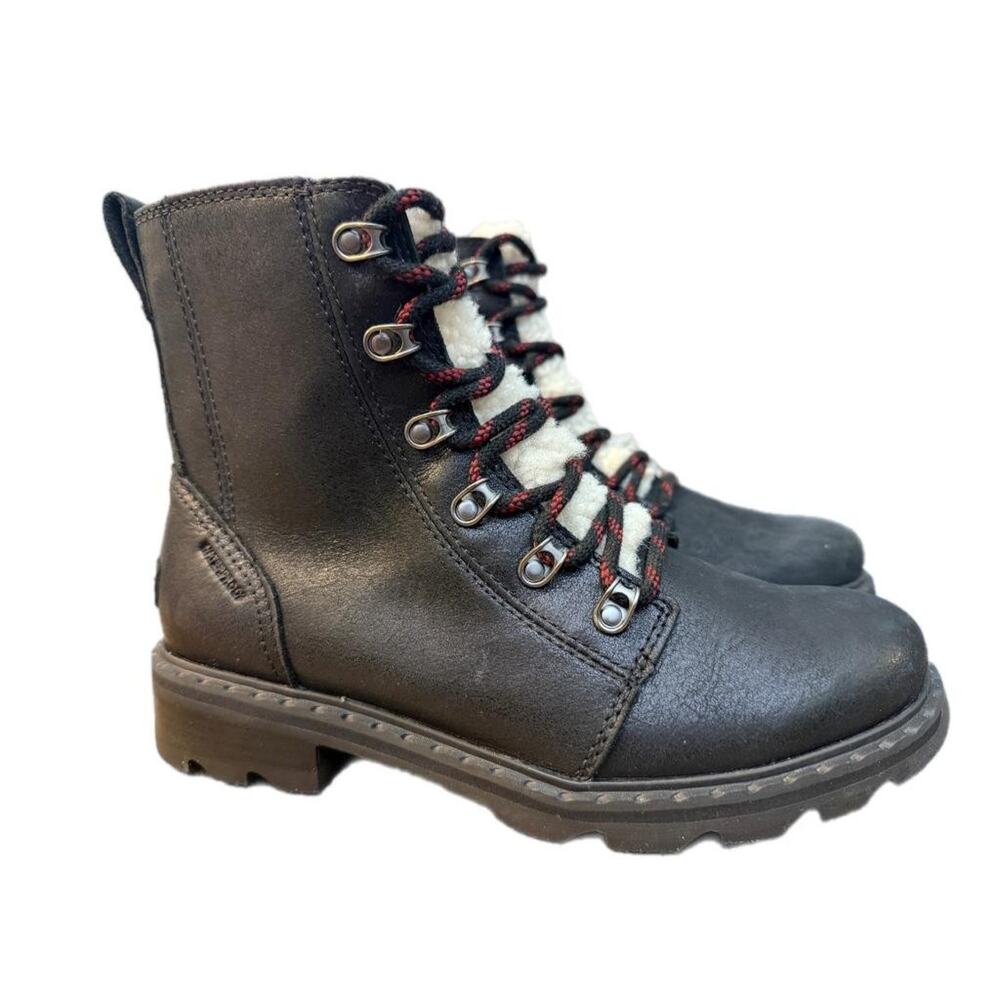 Sorel Lennox Lace Up Waterproof Boot Women size 8